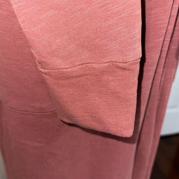 Free People S Babe I'm Yours Cardigan Style Long Sleeve Robe Dried Currant Wine - Picture 13 of 16